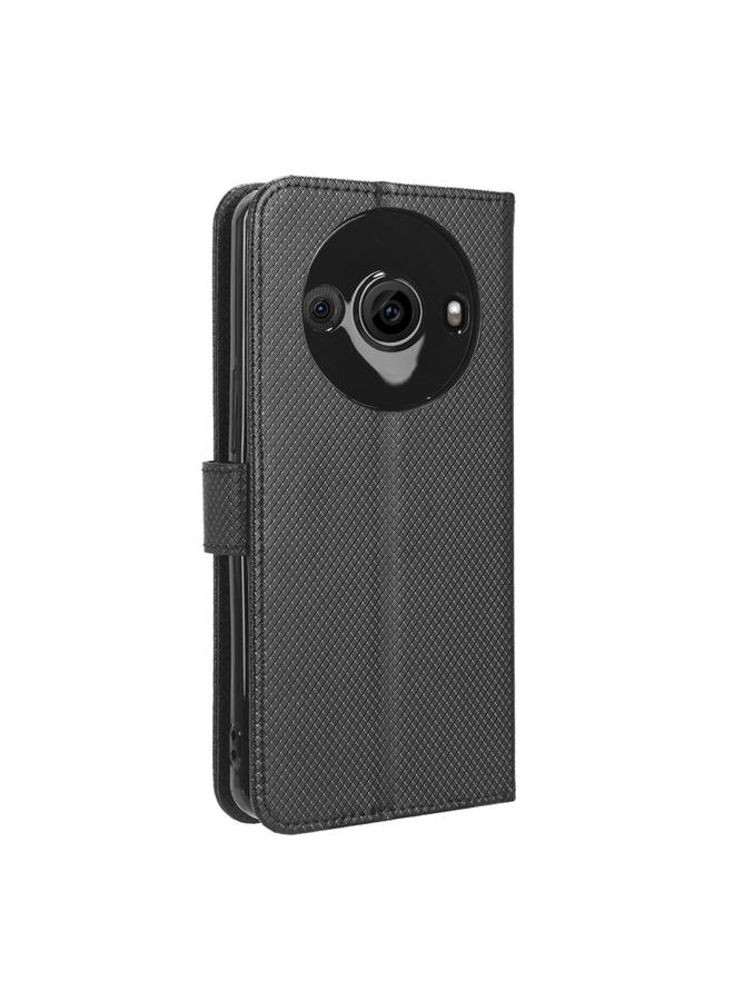 erorex Case For Sharp Aquos R8 Pro / Leica Leitz Phone 3 Diamond Texture Leather Phone Case - Image 3
