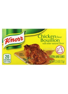 Knorr Knorr, Chicken Flavor Bouillon, 6 Extra Large Cubes, 2.5 oz (71 g)  - Image 1