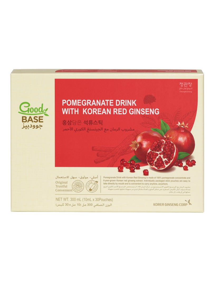 تشونغ كوان جانغ جينسنغ أحمر كوري ١٠٠٪ بنكهة الرمان الغنية | يعزز صحة القلب ويعزز المناعة | يساعد على مكافحة الشيخوخة، غني بمضادات الأكسدة | ٣ علب | ١٠ أكياس في العلبة - Image 2