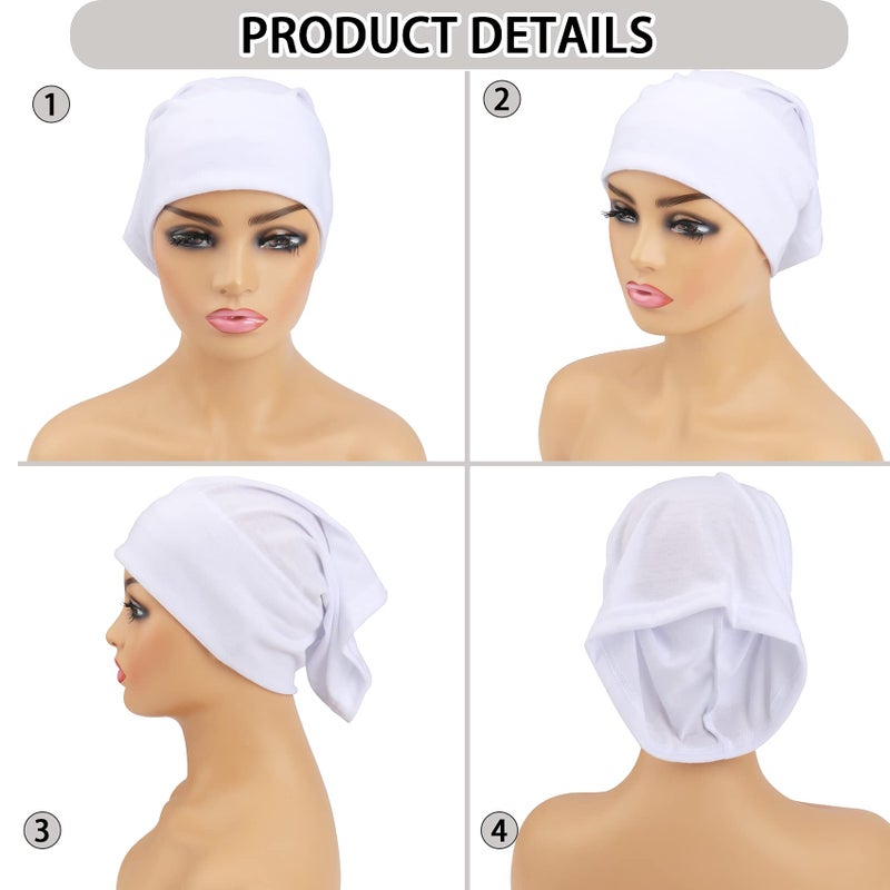 Messen 6 Packs Spandex Dreadlocks Tube Unisex Stretch Dreadlocks Band Open End Elastic Hair Cover - Image 5