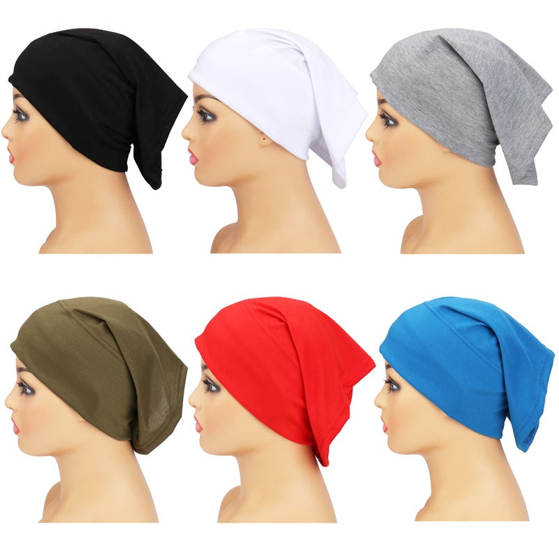 Messen 6 Packs Spandex Dreadlocks Tube Unisex Stretch Dreadlocks Band Open End Elastic Hair Cover - Image 2