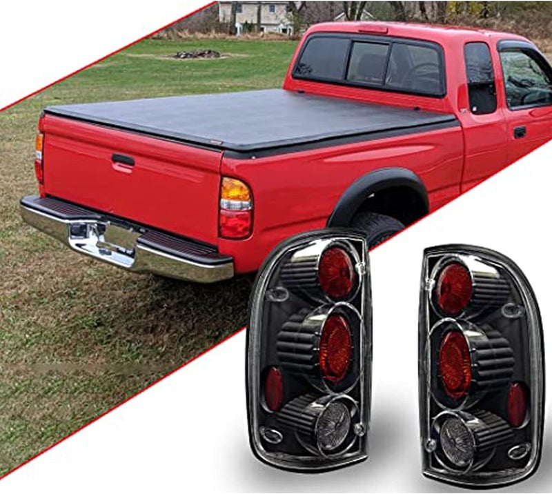 Winjet WJ20-0046-04 Altezza Tail Lights (Pair) - Black/Clear for Toyota Tacoma - Image 5