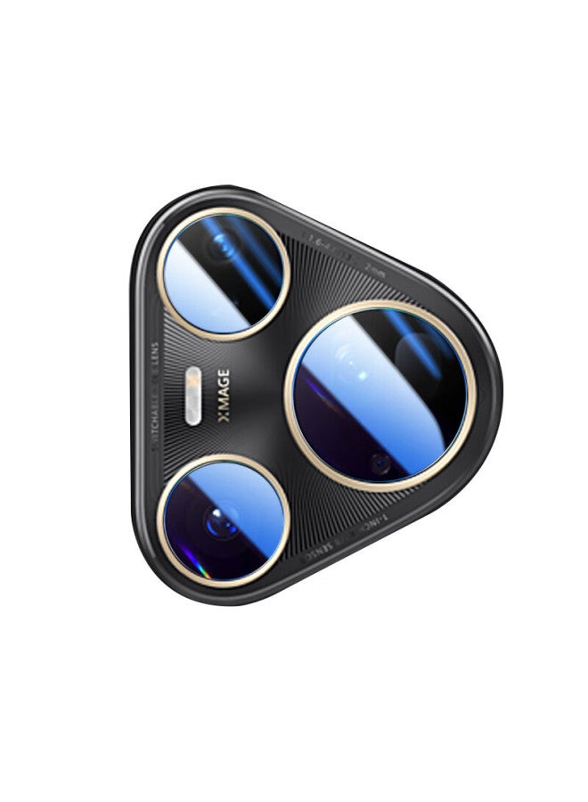 Freeson Tempered Glass Screen Protector For Huawei Pura80 Ultra Camera Lens, High Definition, Scratch Resistant, Anti-Scratch, Back Camera Protective Film For P80 Ultra, Split Type - Pack Of 2 - Image 4