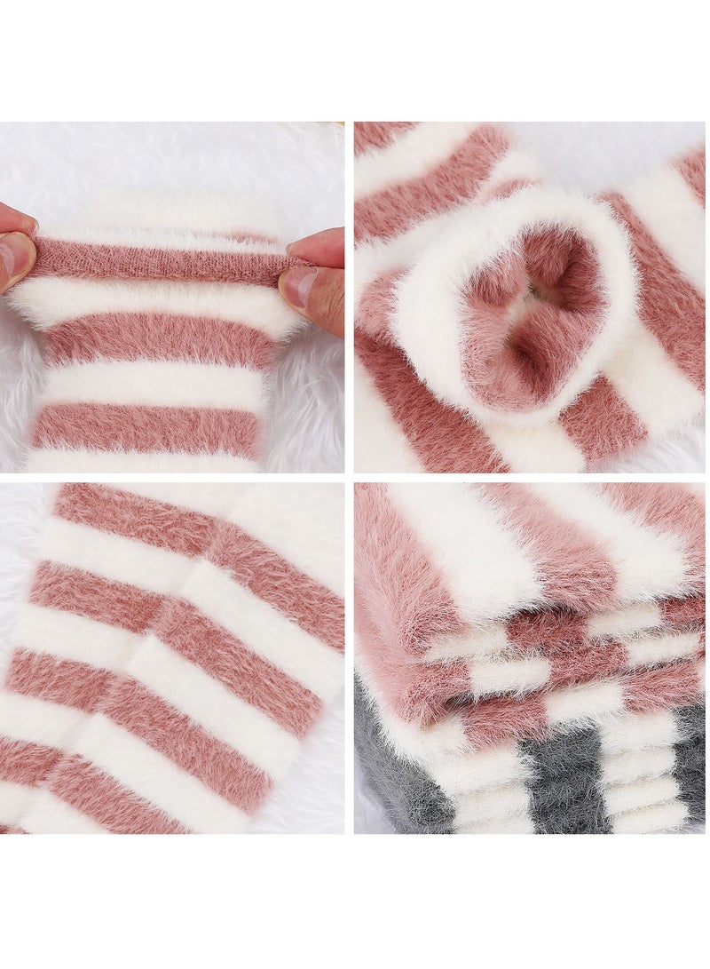 Unisex Baby Toddler Leg Warmers 2 Pairs Stripe Knee Socks for Boys and Girls 0-5 Years - Image 4