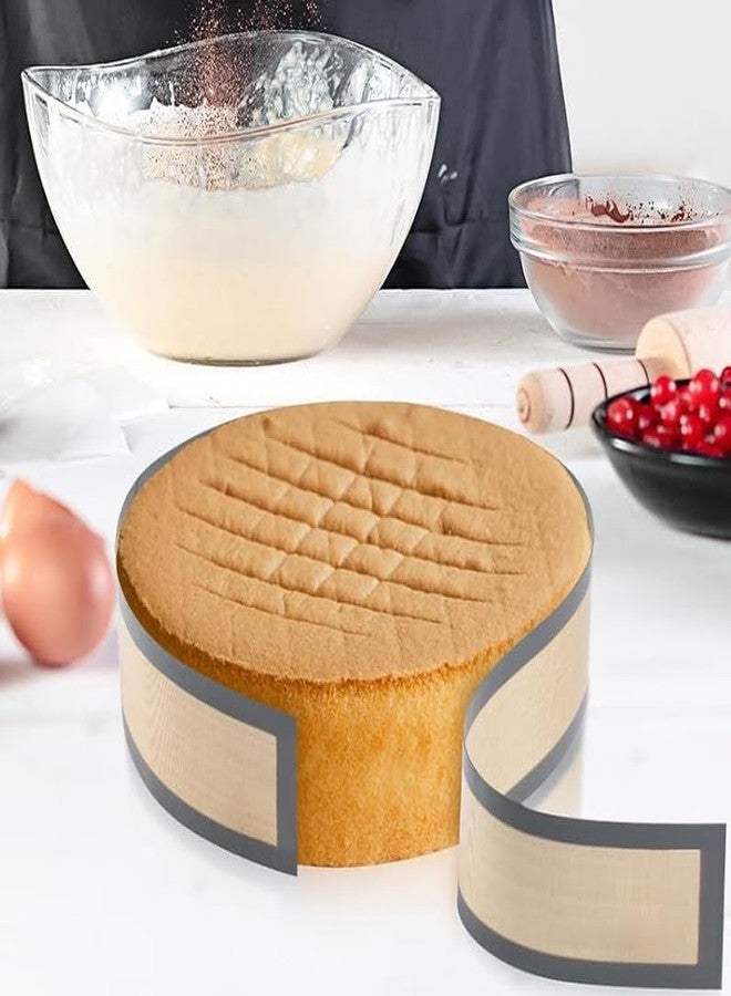RUNZI 2 Pack Silicone Baking Mat for Springform Pan 9 inch, Prevent Cake from Sticking to Bottom and Side, Cheesecake Pans Protector Mat,Easy Clean & Non Sick - Image 3