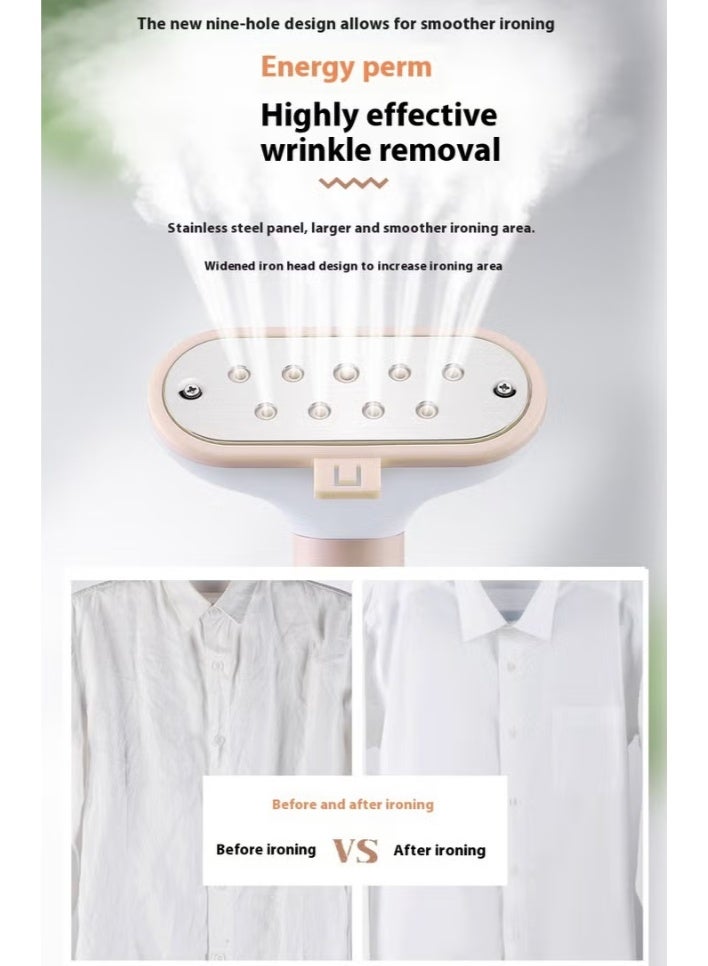 مكواة بخار مكوى بخار مع لوح كي، كوايه ملابس بخار قائمة بقدرة 2000 واط، 10 مستويات لضبط البخار، خزان مياه بسعة 2 لتر، بخار سريع في 26 ثانية - Image 5