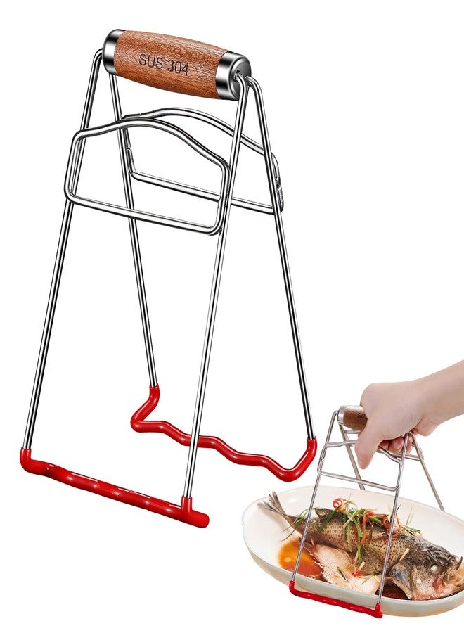 Ugotit Hot Plate Gripper, Stainless Steel Plate Lifter for Hot Plates - Image 1