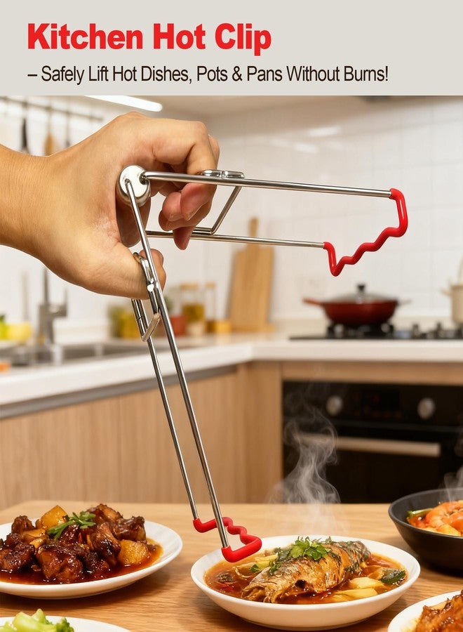 Ugotit Hot Plate Gripper, Stainless Steel Plate Lifter for Hot Plates - Image 5