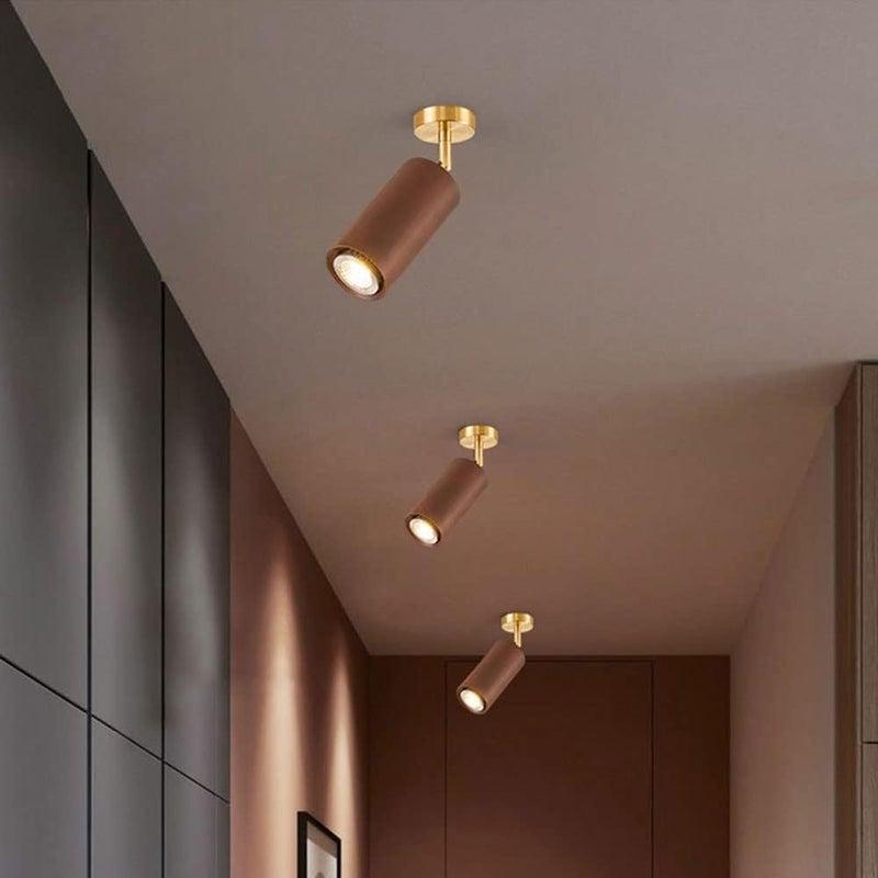 LED Wood Fixed Track Ceiling Spotlight - 360°+180° Adjustable, Surface Mounted for Commercial and Household Aent Lighting - Image 3