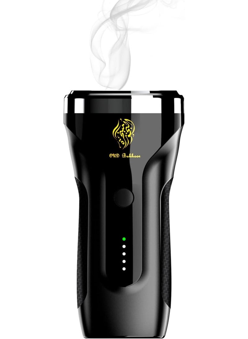 BlueFire Arabic Bakhoor Portable Incense Burner – Rechargeable USB Mini Electric Handheld Aroma Diffuser, Fast Heating, Smoke Turbine Fan, Power Bank Function, Elegant Muslim Home Décor, Perfect Ramadan & Eid Gift - Image 1