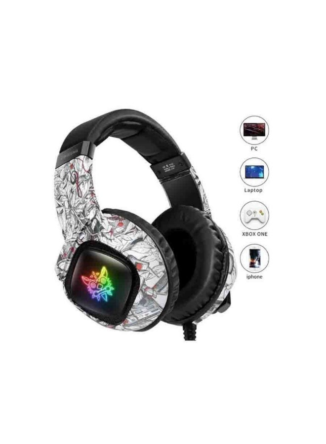K19 Gaming Wired Headset With Microphone For PS4/PS5/XOne/XSeries/NSwitch/PC - Image 1