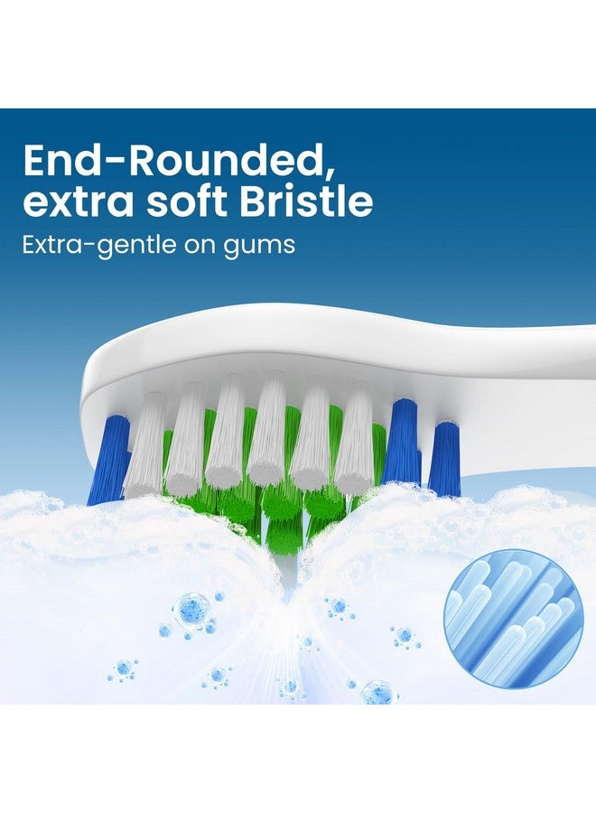 Harobey Replacement Toothbrush Heads 10 Pack Compatible with Bitvae Daily D2 Rechargeable Toothbrush, for D2 Toothbrush Heads Refills, White - Image 4