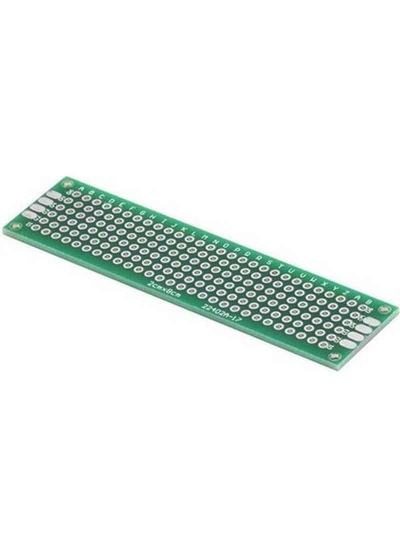 Wozlo - 2X8CM Proto Pcb Double Sided Pertenaks Prototype Experiment Board Perforated Plate Pertinaks - Image 1
