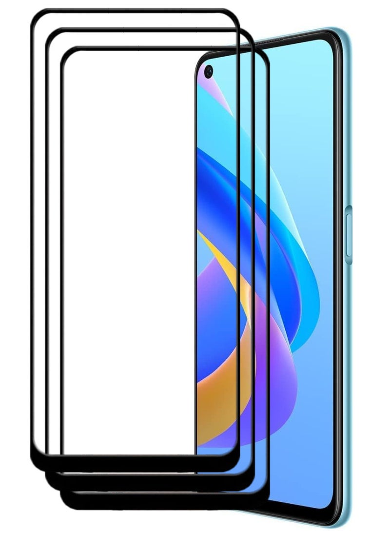 ACLIX 3 Pieces Antistatic ESD Dustproof Premium Quality High Definition Tempered Glass Screen Protector Designed For Oppo A76 - Image 1
