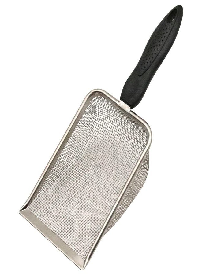 Abustle pig Reptile Sand Scooper,Stainless Steel Fine Mesh Reptile Substrate Scoop Terrarium Substrate Litter Cleaner Reptile Sand Shovel for Sand Bedding - Image 1