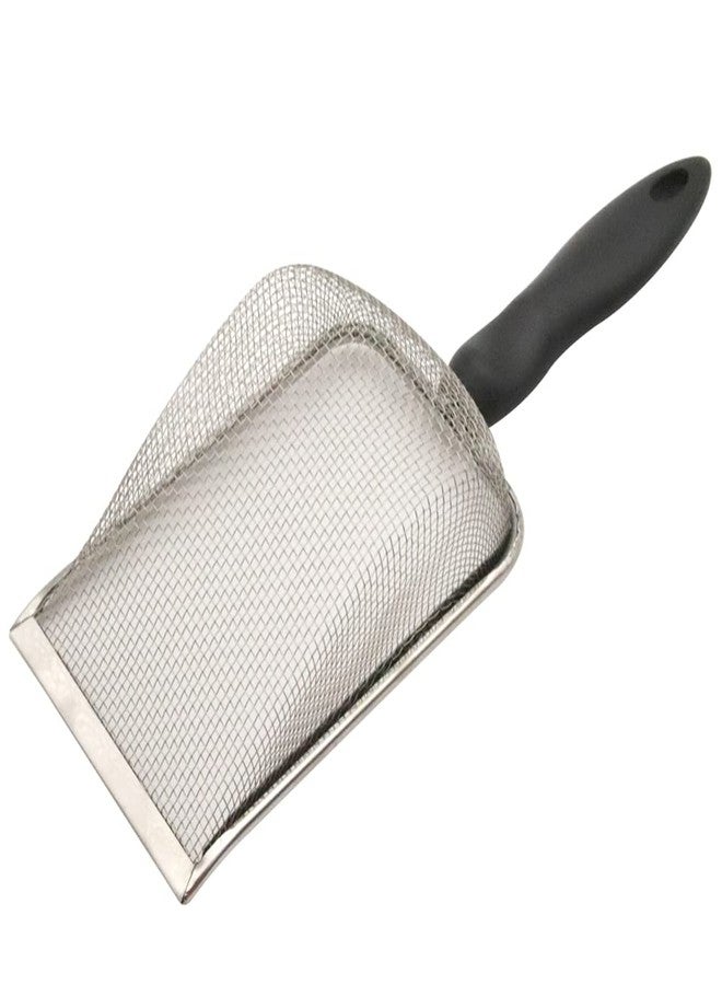 Abustle pig Reptile Sand Scooper,Stainless Steel Fine Mesh Reptile Substrate Scoop Terrarium Substrate Litter Cleaner Reptile Sand Shovel for Sand Bedding - Image 4