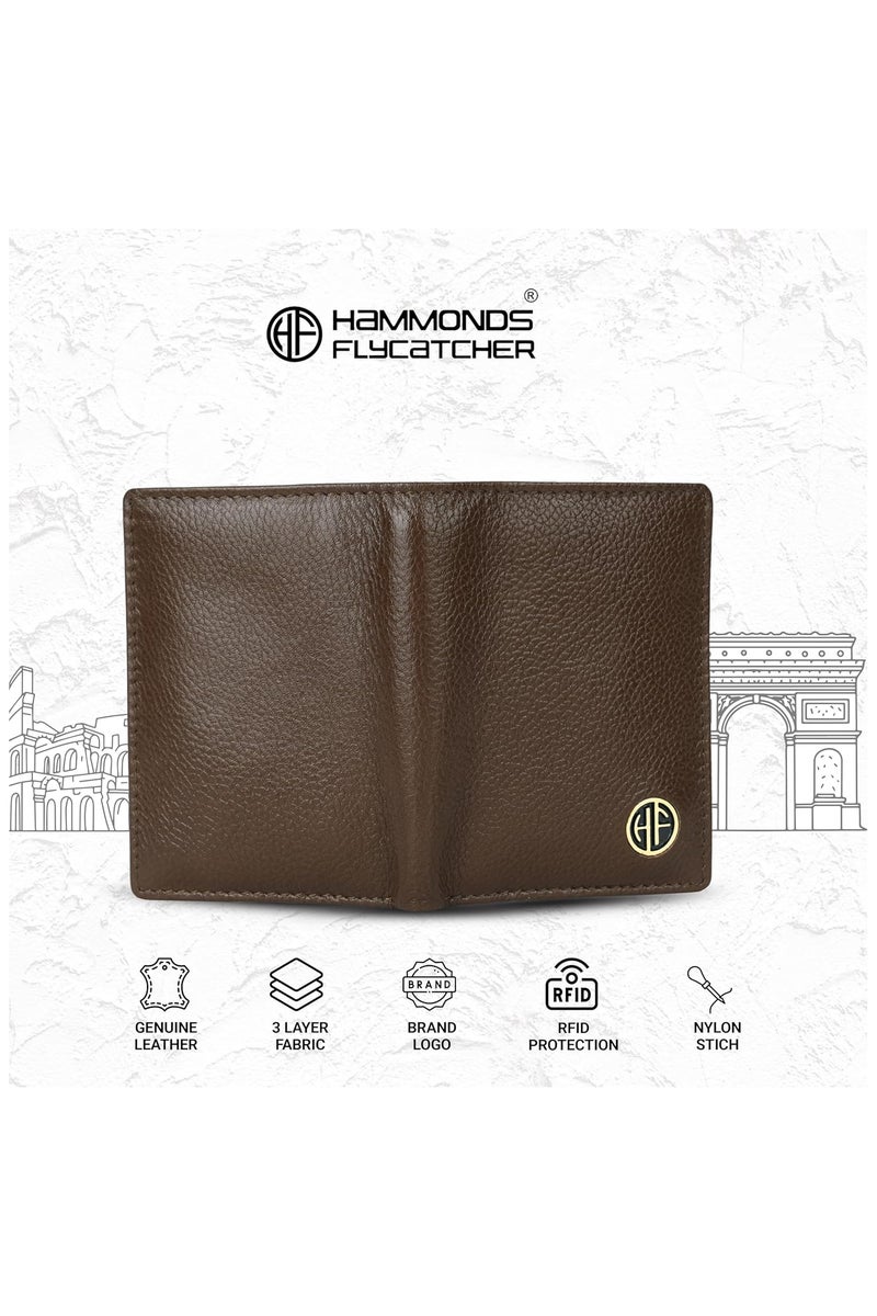 HAMMONDS FLYCATCHER Leather Unisex Card Holder,BRUSHWOOD  - Image 4