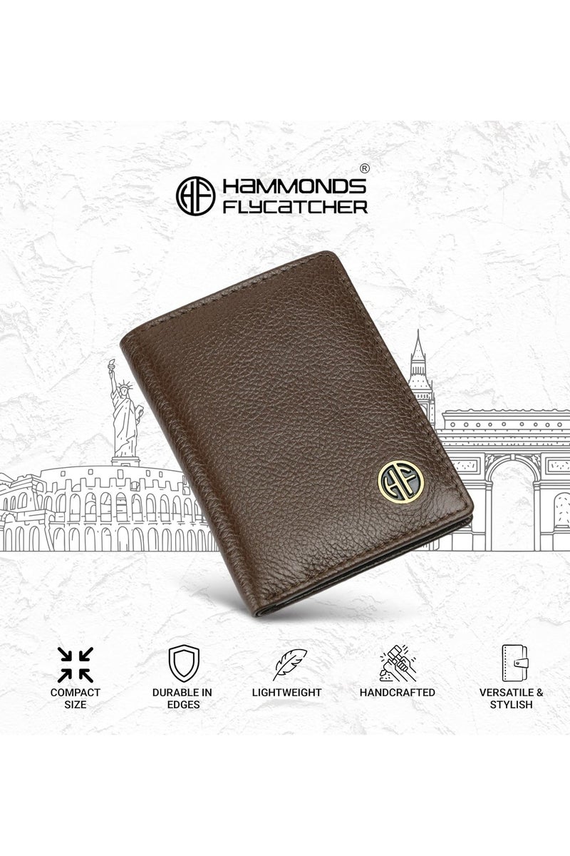 HAMMONDS FLYCATCHER Leather Unisex Card Holder,BRUSHWOOD  - Image 5