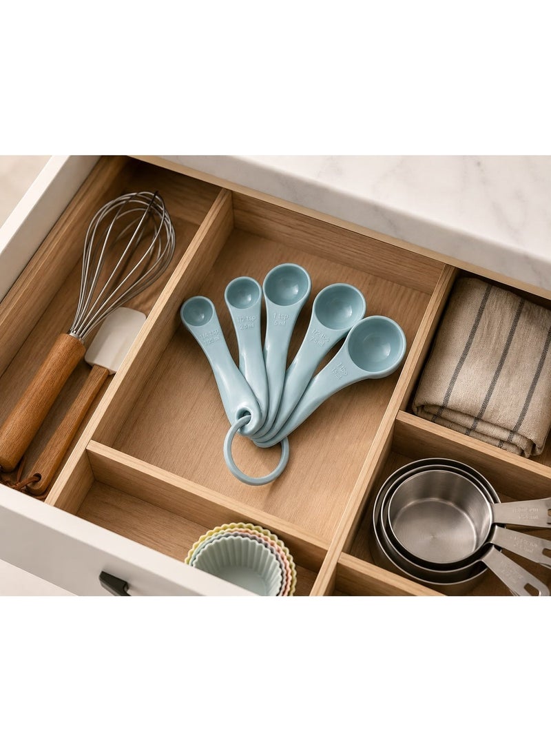 Set of Standard Measuring Spoons (5 Pcs) – Accurate Kitchen Measuring Spoons for Baking & Cooking - Image 4
