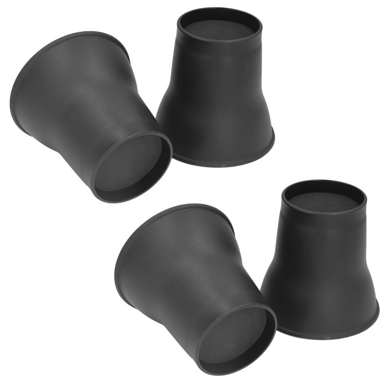 Bed Risers: 6 Inch Heavy Duty Upgraded Plastic With Antiskid EVA Pads - 2200 Lbs Load Capacity Space Saving Furniture Risers for Home Bedroom Living Room Under Bed Storage - Image 3