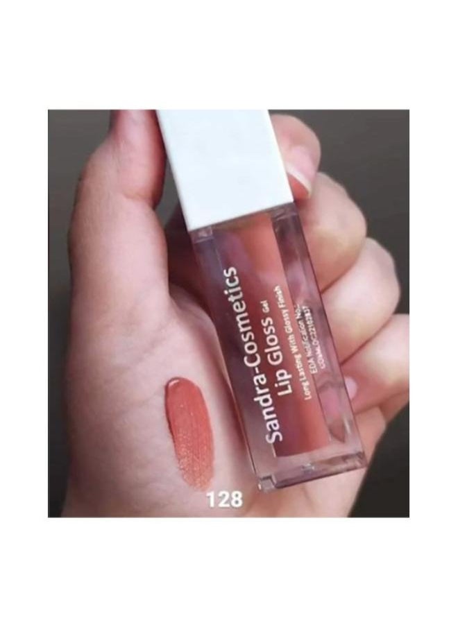 Sandra Sandra Lip Gloss Gel Long lasting - NO.128  - Image 3
