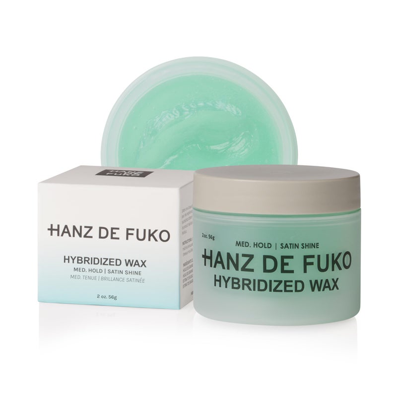 Hanz de Fuko Hybridized Wax Medium Hold Satin Shine Mens Hair Styling Wax 2 oz - Image 3