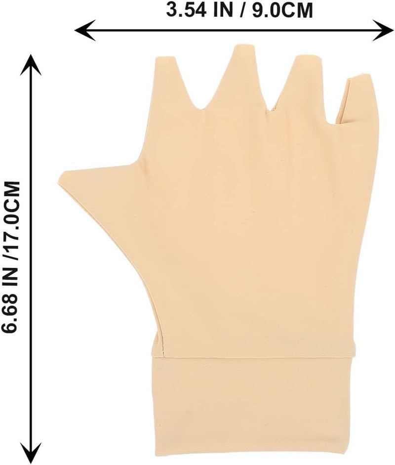 Heat resistant Arthritis Gloves Compression Fingerless Gloves 1 Pair Breathable Skin Color for Hand Swelling Relief and Carpal Tunnel Protection Durability boosted processed material Global mainstream design picks Easy daily handling design All-season available stock Carefully selected material Global upgraded practical design Reinforced edge Labor saving optimized design Tight fitted parts Multi-source stock guarantee Stable base Globally popular elegant design Hardened processed substance Pre-sale confirmed stock Durability enhanced Advanced compact design N/S/C nationwide deliver High precision lightweight material In-Kingdom stored commodity Long lifespan Post-order arranged dispatch Neat shape Set product combo compatible Custom sizing alternatives - Image 2