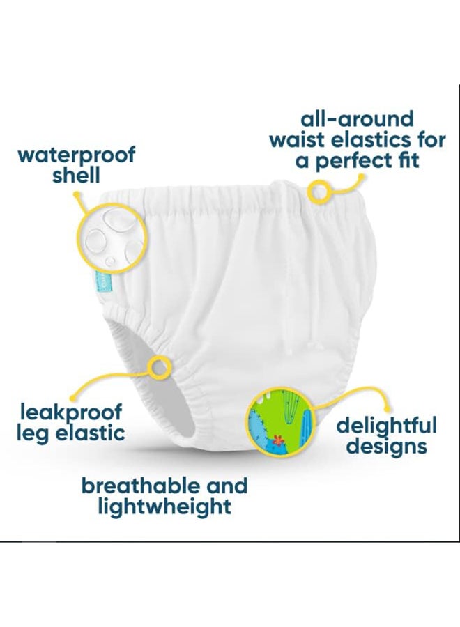 Charlie Banana 2 In 1 Swim Diaper And Traing Pants Cactus Azul Medium - Image 2