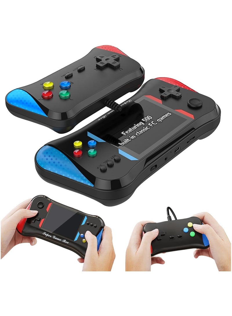 Rechargeable Handheld Game Console for Kids Adults, 3.5'' LCD Screen Retro Handheld Game Console, 500 Classical FC Games, Support 2 Players - Image 1