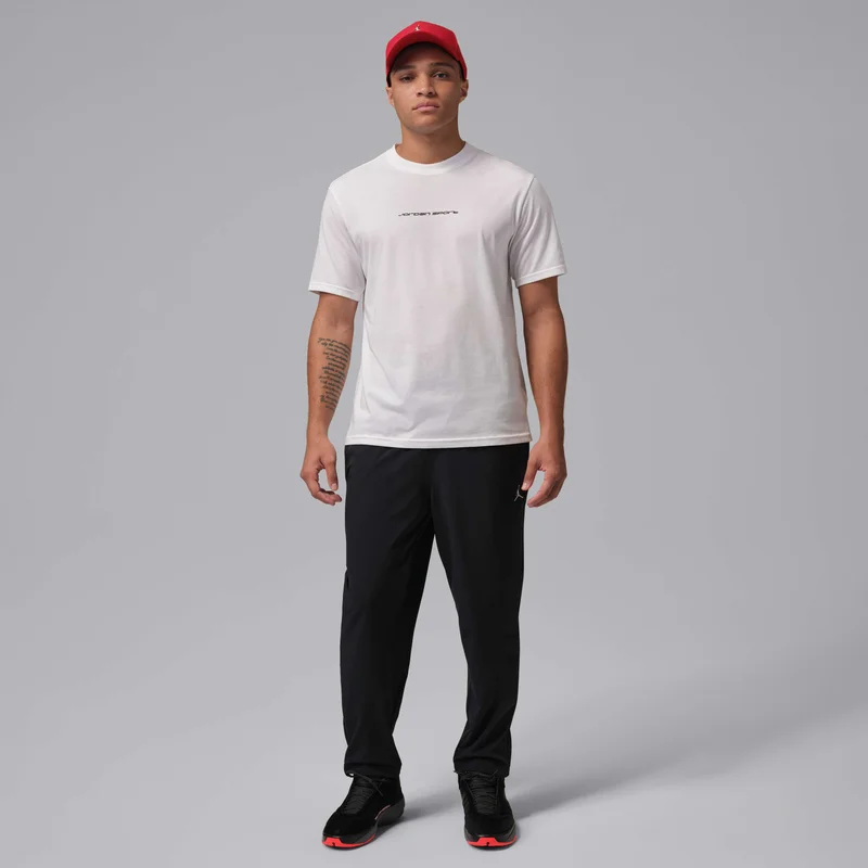 Jordan Black Men's Sport Essentials Dri-FIT Woven Pants for Men | Best Price UAE