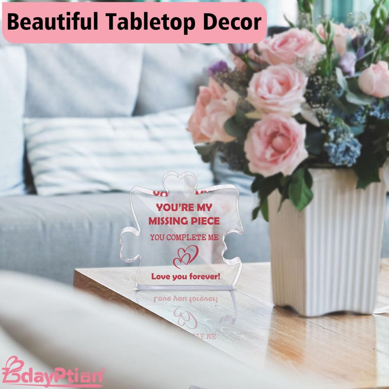 BdayPtion I Love You Gifts for Women  I Love You Gifts for Her Birthday Anniversary Valentine's Wedding Gift for Wife Girlfriend Sister Bestie Bff  Acrylic Decoration Sign/Plaque  - Image 5