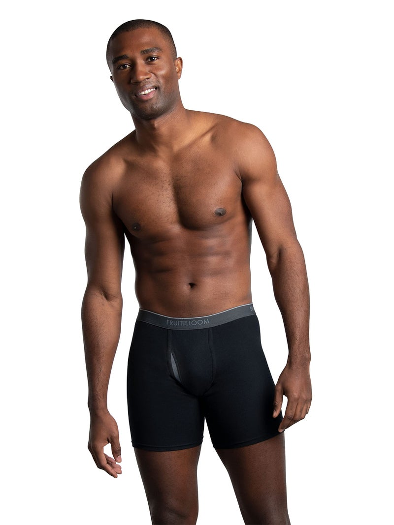 Fruit of the Loom Men's Coolzone Boxer Briefs (Assorted Colors), 12 Pack - Assorted Colors, Large - Image 4