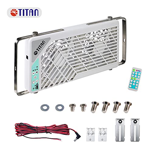 TITAN Silent Roof Fan 12V DC 140mm Double Reversible Roof Window fan with Wireless Controller for RV Motorhome -TTC-SC21/V3 - Image 4