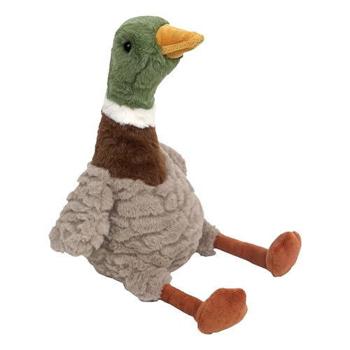 MON AMI River Mallard Duck Plush Toy 13Inch Soft Cuddly Colorful Stuffed Animal for Kids Farm Animal Plush for Playtime Snuggling Imaginative Fun Adorable Huggable Duck Plush for All Ages - Image 1