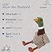 MON AMI River Mallard Duck Plush Toy 13Inch Soft Cuddly Colorful Stuffed Animal for Kids Farm Animal Plush for Playtime Snuggling Imaginative Fun Adorable Huggable Duck Plush for All Ages - Image 4
