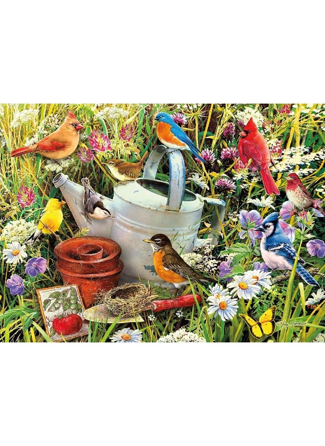 Ceaco Ceaco - Space Saver - Garden Birds - 300 Piece Jigsaw Puzzle  - Image 2