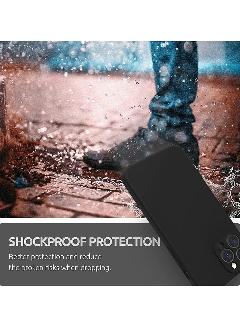 Theodor Protective Slim Fit Case Liquid Silicone Cover with Full Body Protection Anti-Scratch Shockproof Case For Apple iPhone 15 Pro Max (Black) Labubu (1) - Image 4