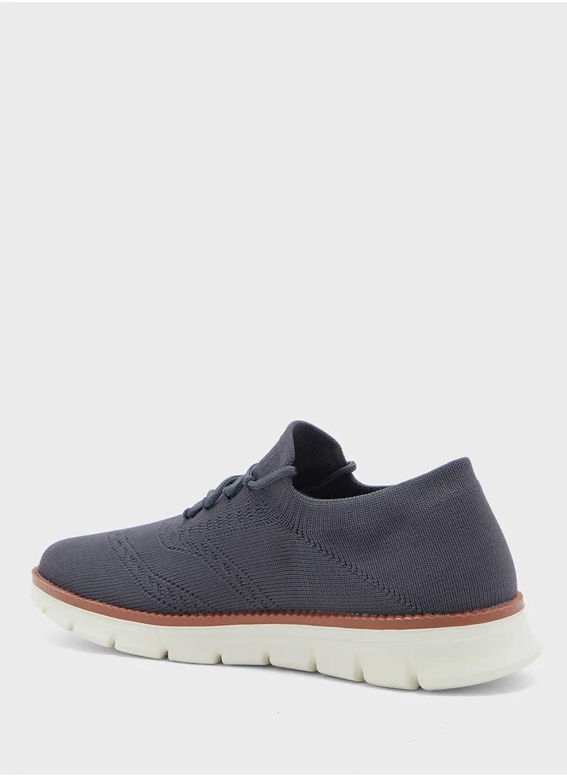 Robert Wood Casual Knitted Lace Ups