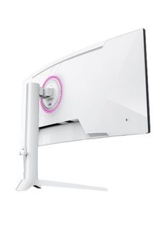 HILUKE 34 inch Curved Gaming Monitor WQHD 3440 x 1440 165Hz Curved 1500R ,1ms(MPRT),HDR,sRGB 100%,FreeSync,HDMI x2,DP1.4 x2,White  - Image 2