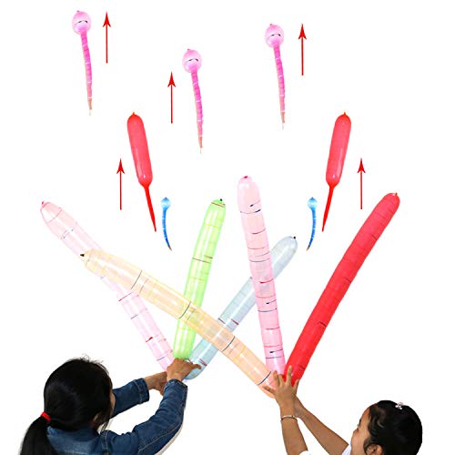 Carykon 200PCS Rocket Balloons Holiday Party Decoration Screaming Balloons rocket balloons with pump - Image 3
