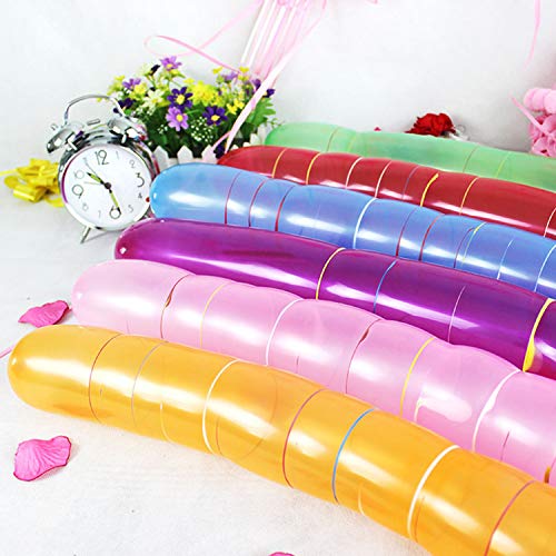 Carykon 200PCS Rocket Balloons Holiday Party Decoration Screaming Balloons rocket balloons with pump - Image 4