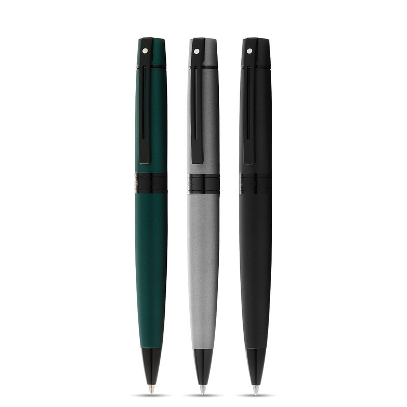 Sheaffer 300 Matte Gray Lacquer Ballpoint Pen - Image 4