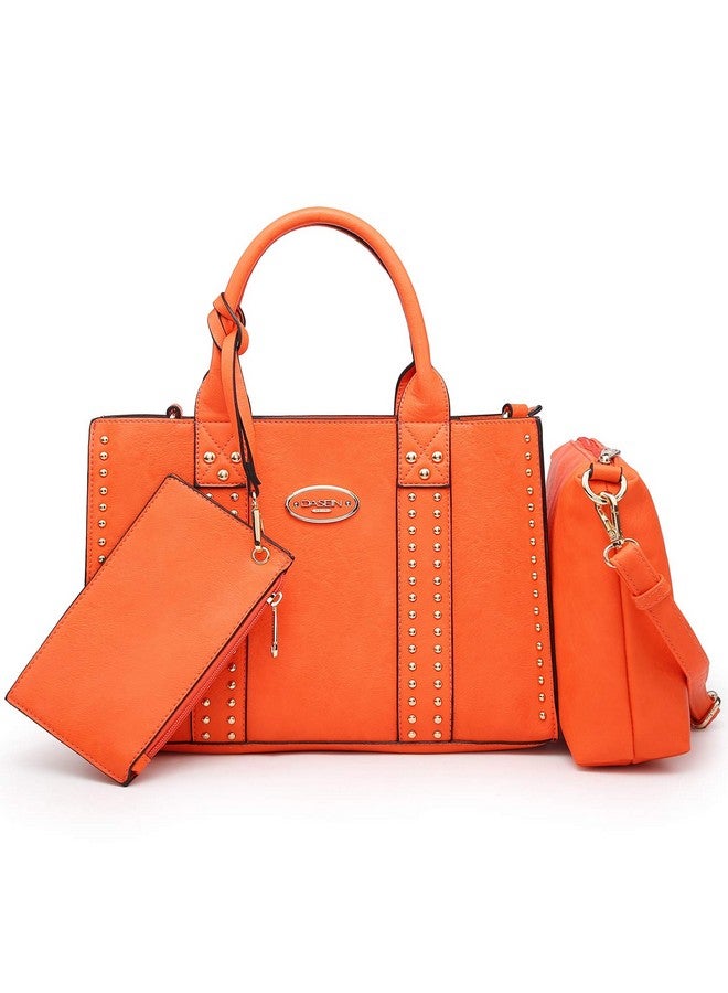 DASEIN Women'S Soft Vegan Leather Tote Bag Large Handbags Purses Work Shoulder Bag Satchel For Ladies - Image 1