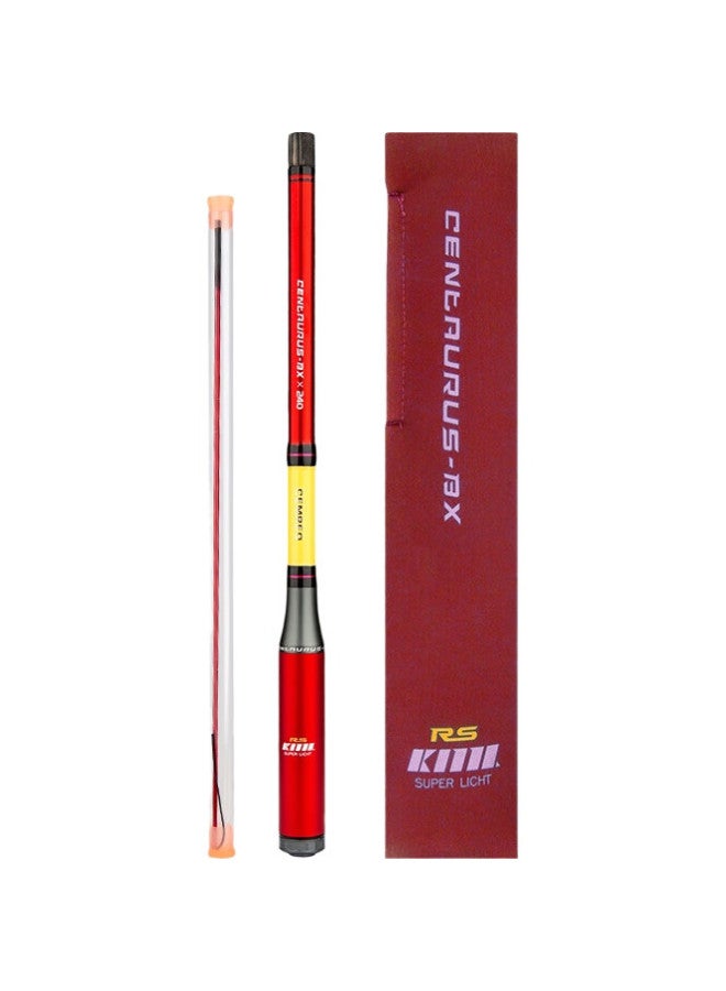 Komerai Lei Shooter Fishing Rod Set 2.4M Children'S Fishing Rod With White Striped Horse Mouth Portable Mini Stream Hand Rod Red - Image 3