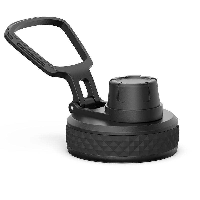 Coolflask Spout Lid Replacement for 40oz, 64oz, 87oz & 128oz Coolflask Water Bottles, Replacement Twist Lid of 2.22â€ Diameter, Accessories Flip lid with Big Wide Handle, Easy to Carry, Leak- Proof BPA-Free - Image 1