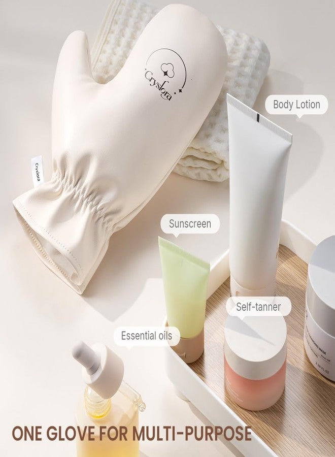 Cryslora Lotion Applicator & Self Tanning Mitt - Reusable, Durable, No Absorption, Anti-Sliding Glove for Even, Waste-Free Application of Lotions, Oils & Creams (Single Right Hand) - Image 5