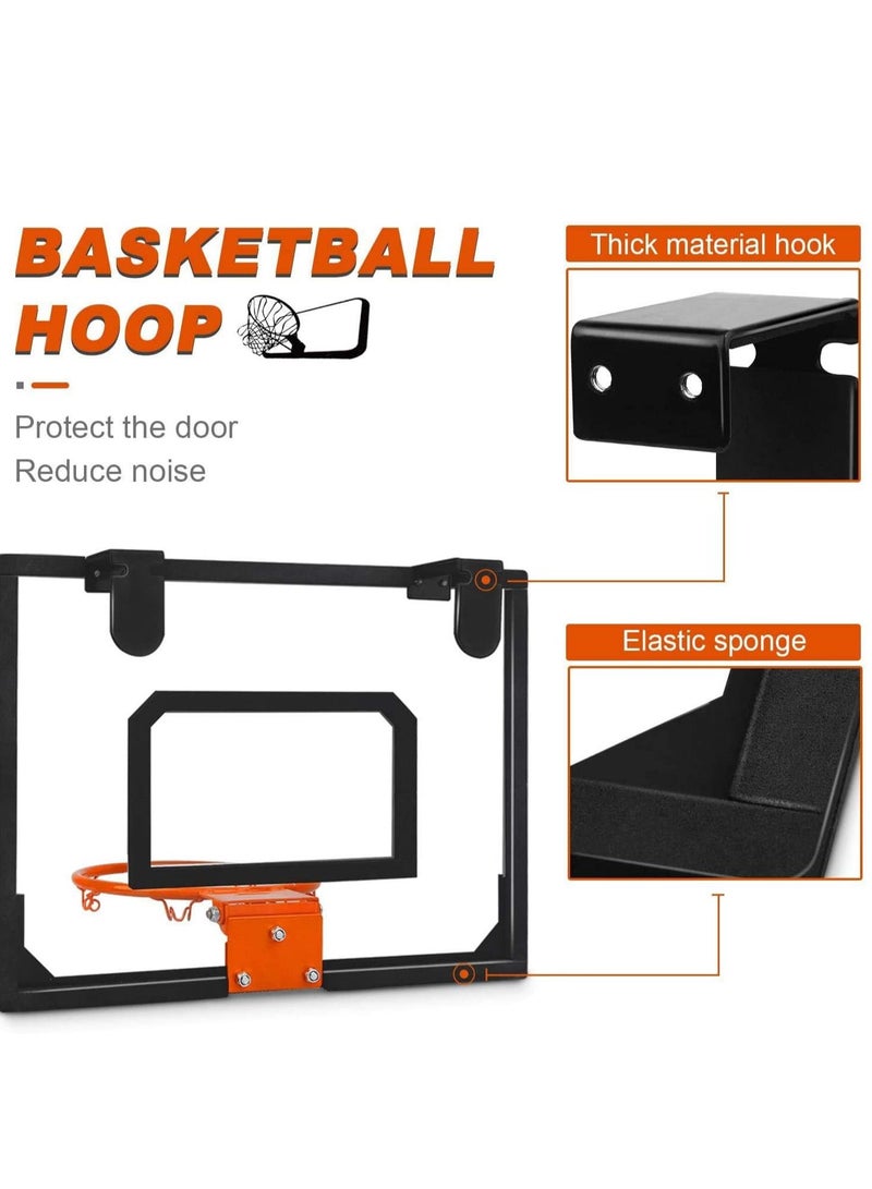 SYOSI Mini Basketball Hoop for Kids, Wall Mounted Includes and Net Indoor Outdoor Sport Games Boys Girls - Image 4