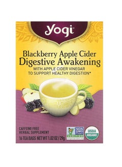 YOGI Digestive Awakening Blackberry 16 Tea Bags 