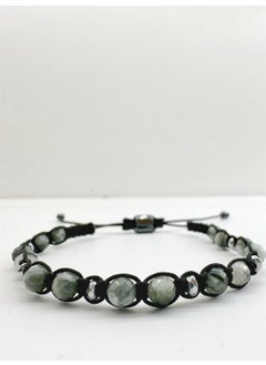 Kehribar Point Eagle Eye Macrame Bracelet  - Image 1