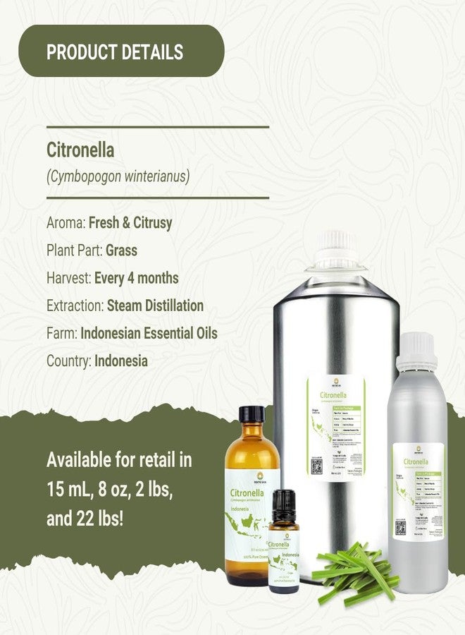 Nature Packaged Citronella Essential Oil - Direct from Central Java, Indonesia - Pure Essential Oil for Diffusers and Aromatherapy | 100% Pure Therapeutic Grade - 15ml - Image 5